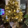 Umetno božično drevo v cvetličnem lončku 3D Smreka Alpska