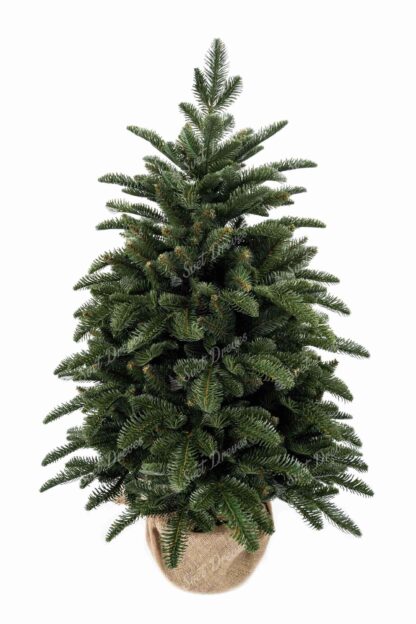 Umetno božično drevo v lončku 3D Normandska Jelka
