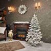 Umetno božično drevesce 3D Smreka Aljaška v lončku