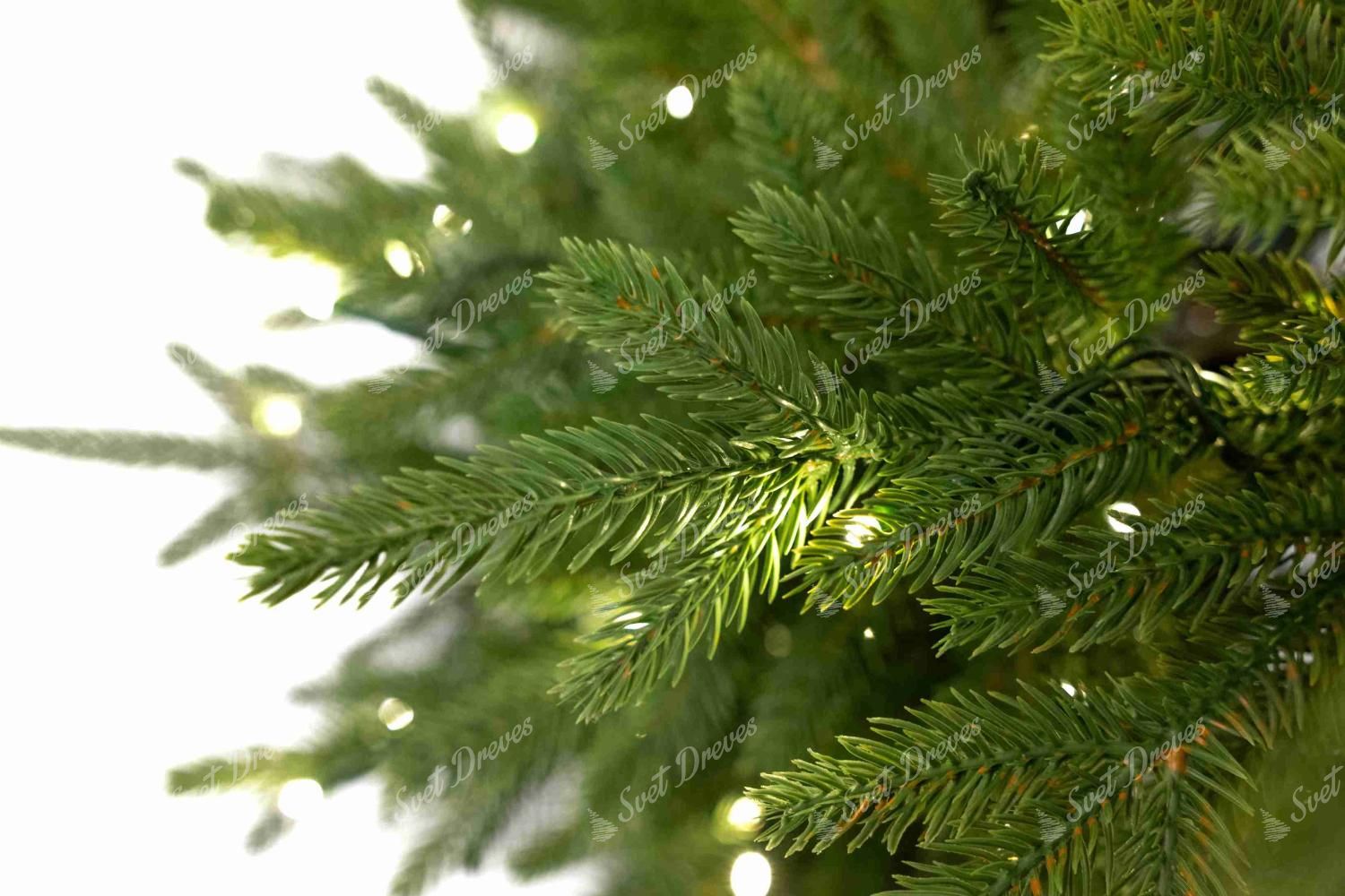 Božično drevesce v lončku 3D Smreka Karpatska 120cm 150LED