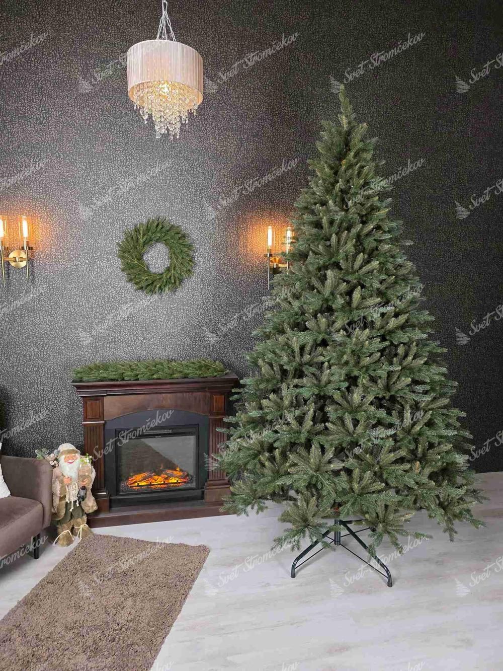 Umetno božično drevo 3D Alpska Smreka 280cm