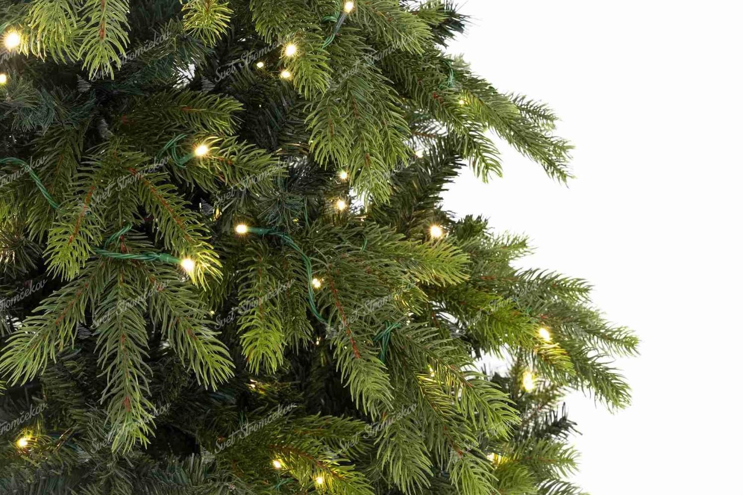 Umetno božično drevo 3D Smreka Skandinavska 270cm LED800