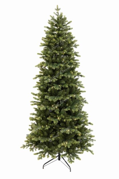 Umetno božično drevo 3D Smreka Italijanska Ozka 210cm 350LED