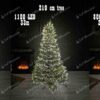 NANO LED lučke za božično drevo toplo bele 16m 540LED