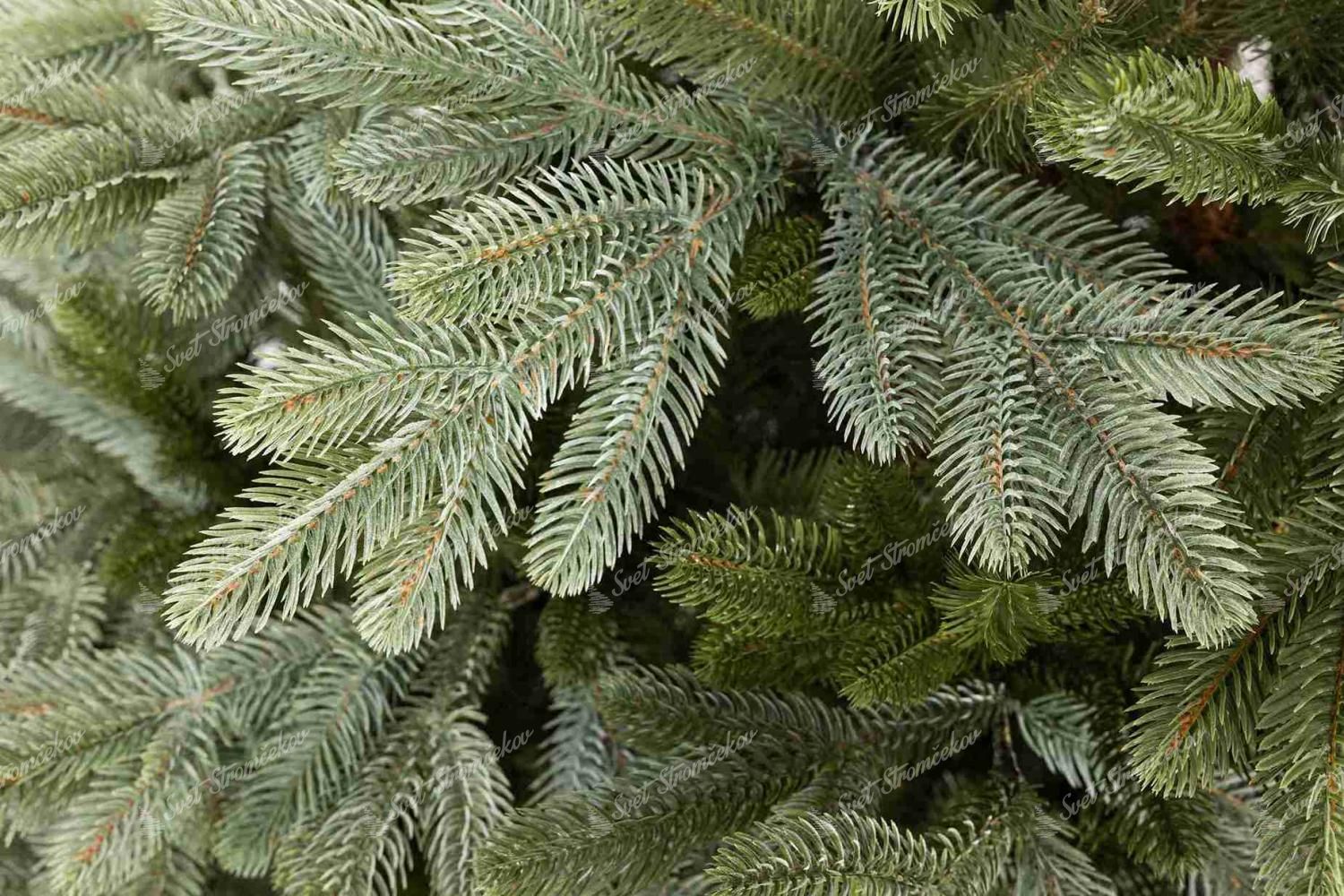 Umetno božično drevo 3D Smreka Plemenita Svetla 210cm