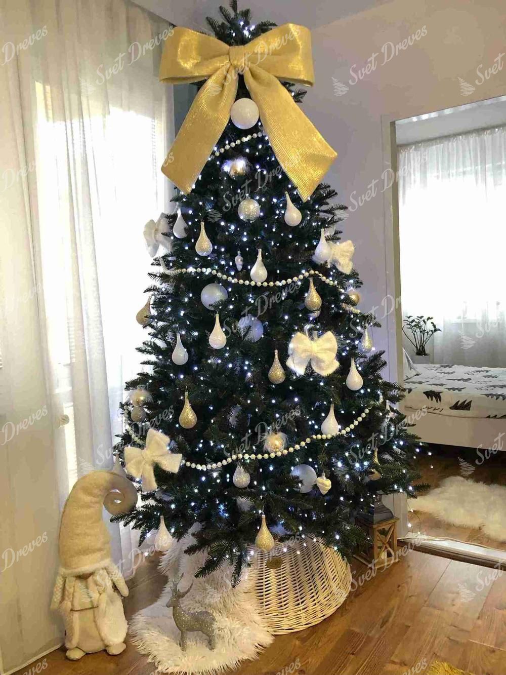 Umetno božično drevo 3D Jelka Normandska 240cm