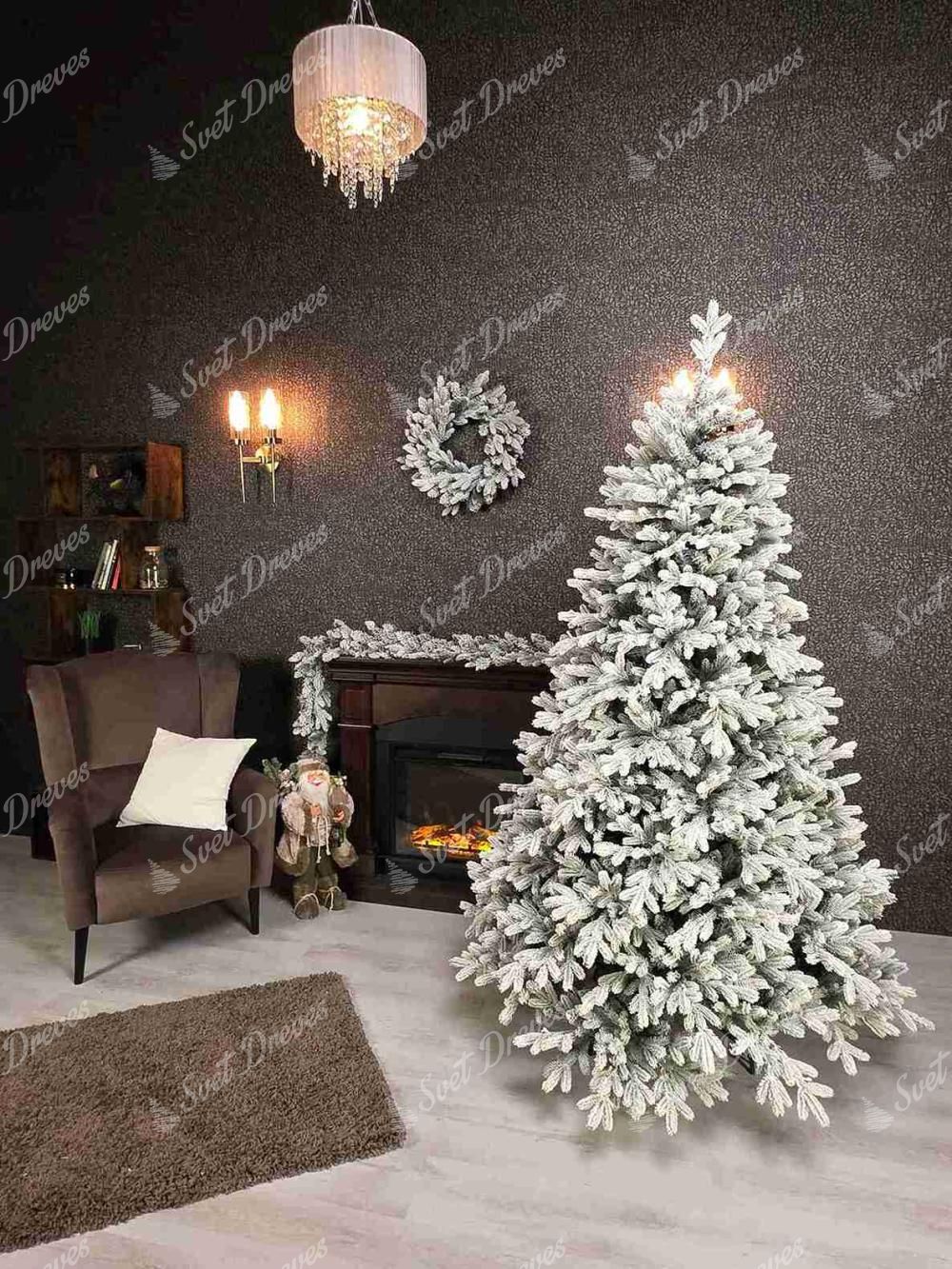 Božično drevo 3D Laponska Smreka 210cm