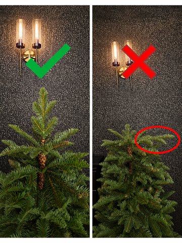 Kako do lepe konice za božično drevesce
